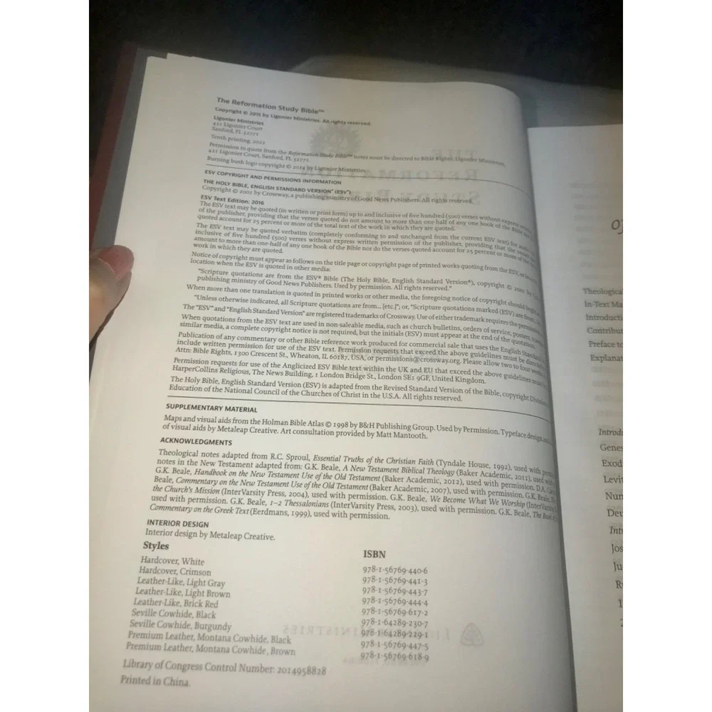 ESV Reformation Study Bible, Crimson, Hardcover‎